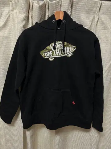 VANS 후드티 카모 패턴 블랙 L 사이즈