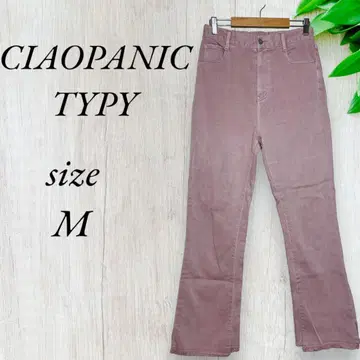 차오패닉 티피 데님 하의 팬츠 슬릿 핑크 659