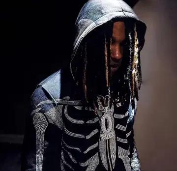 BONE 라이트 스톤 hoodie opium ken carson