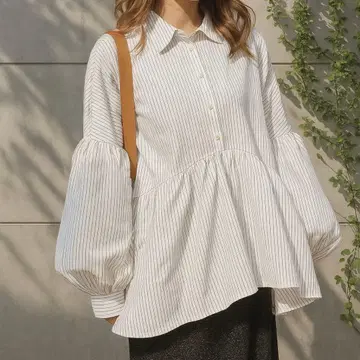 Natural Beauty Basic 스트라이프 블라우스