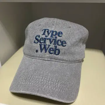 TYPE SERVICE 그레이 캡