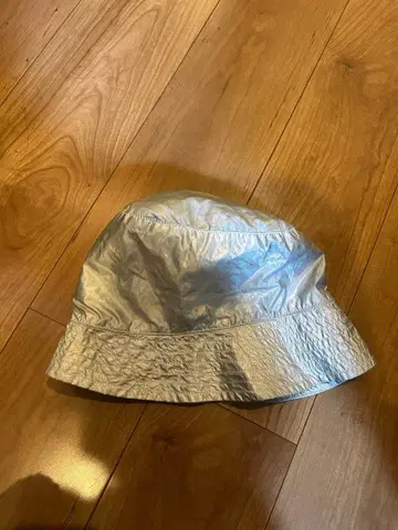 실버 나일론 버킷햇 M