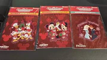 디즈니 크리스마스 오너먼트 복권 아크릴 오너먼트 3개 세트