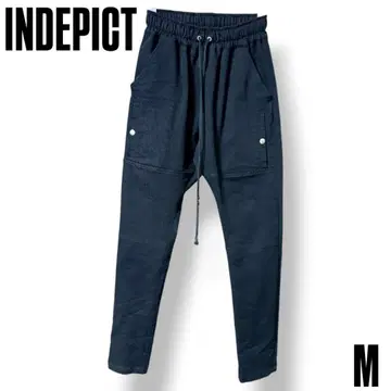새상품급 INDEPDICT 조거 팬츠 M 사이즈 블랙