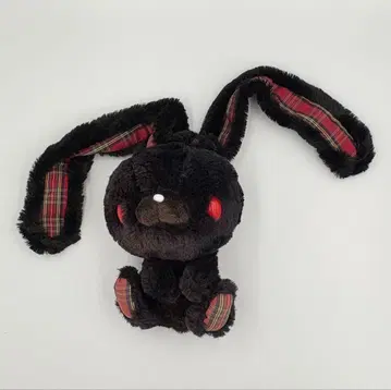척스GP 범용 토끼 타탄 체크 봉제 인형
