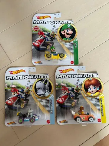 핫휠 마리오 카트 3종 세트 미개봉품