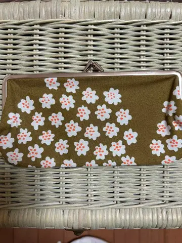 마리메꼬 푸케티 패턴 가마구치 파우치