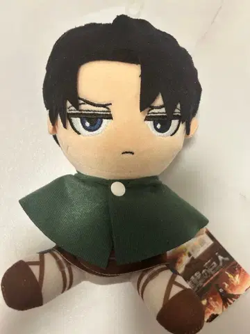진격의 거인 리바이 봉제 인형 미사용 새상품 택 포함
