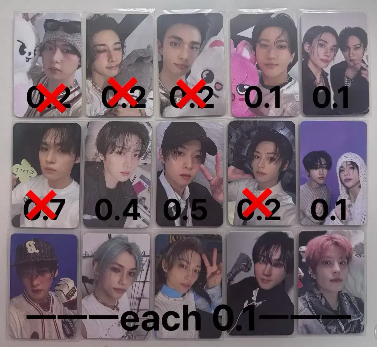 SKZ poca/tin case/skizuu/teruteru/gongcha wts