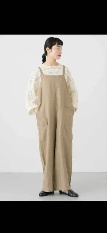 카구레 베이지 린넨 살로펫