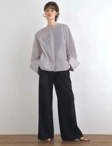 LE PHIL 비스폰치 와이드 팬츠