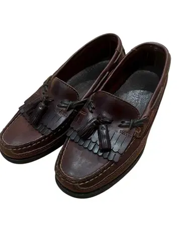 TOP-SIDER 탑 사이다 모카신 태슬 데크 슈즈 중후 천연 가죽