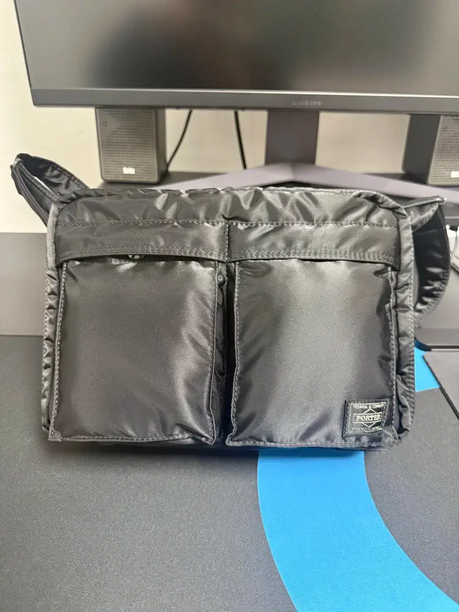 [L] Porter Tanker Shoulder Bag Black Large 622-78810