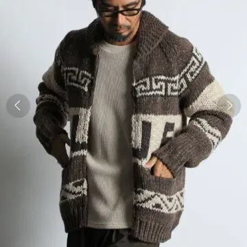 정가 24800엔 더퍼 코위찬 니트 가디건 M