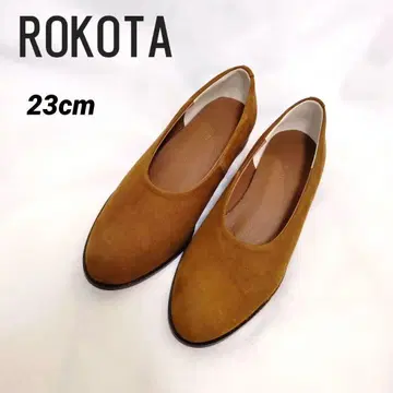 새상품 ROKOTA 카멜 플랫슈즈 23cm