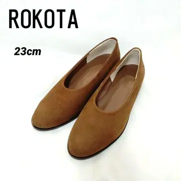 새상품 ROKOTA 카멜 플랫슈즈 23cm