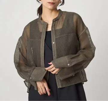 그린 레이블 릴랙싱 시어 코드 레인 셔츠