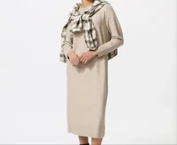 UNIQLO 수플레얀 원피스 (베이지) M 사이즈