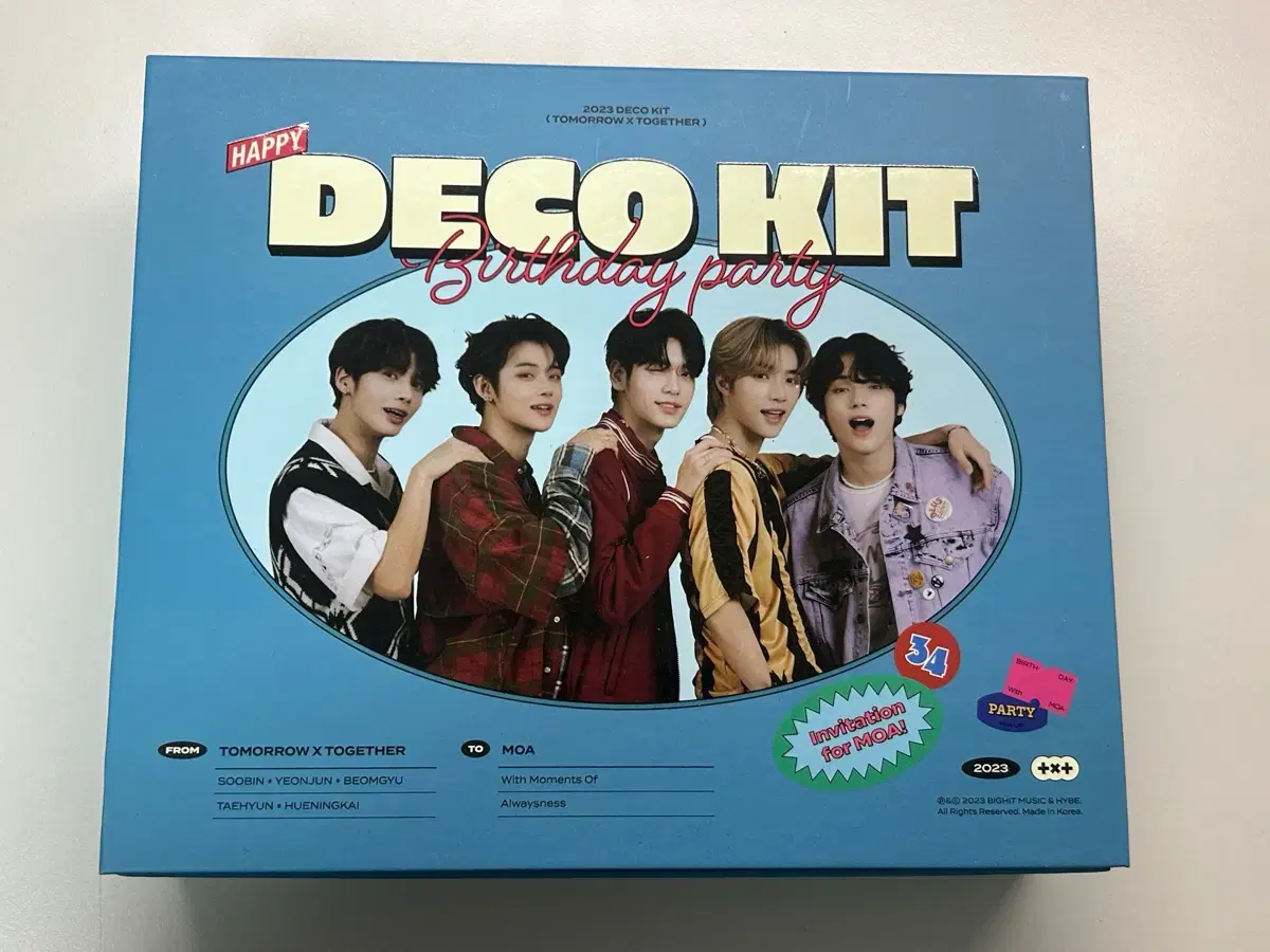 Tomorrow X Together 2023 Deco kit bulk wts