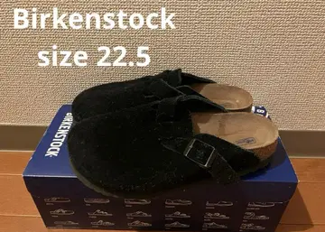 최종 가격 인하 Birkenstock Boston 블랙 35 22.5