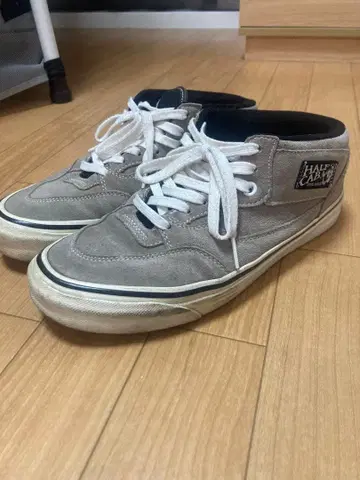 Vans Half Cab 스니커즈 그레이 베이지 27.0cm