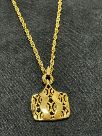 골드 시스루 목걸이