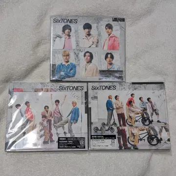 SixTONES 음색 CD/DVD 3장 세트