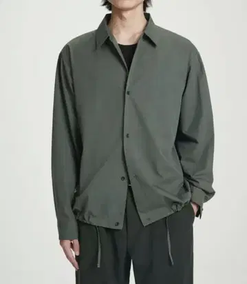 COS 코스 RELAXED DRAWSTRING COTTON SHIRT