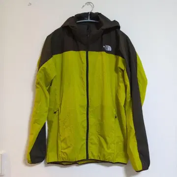 THE NORTH FACE 나일론 자켓 옐로우 그린/브라운