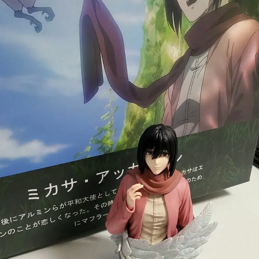 Freedom Mikasa Bust Resin Attack on Titan