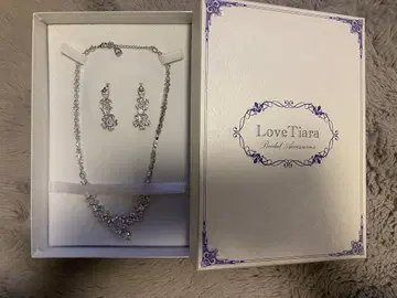 러브 티아라 목걸이 & 귀찌 세트
