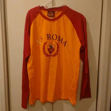 AS ROMA 공식 T셔츠 오렌지/빨간색