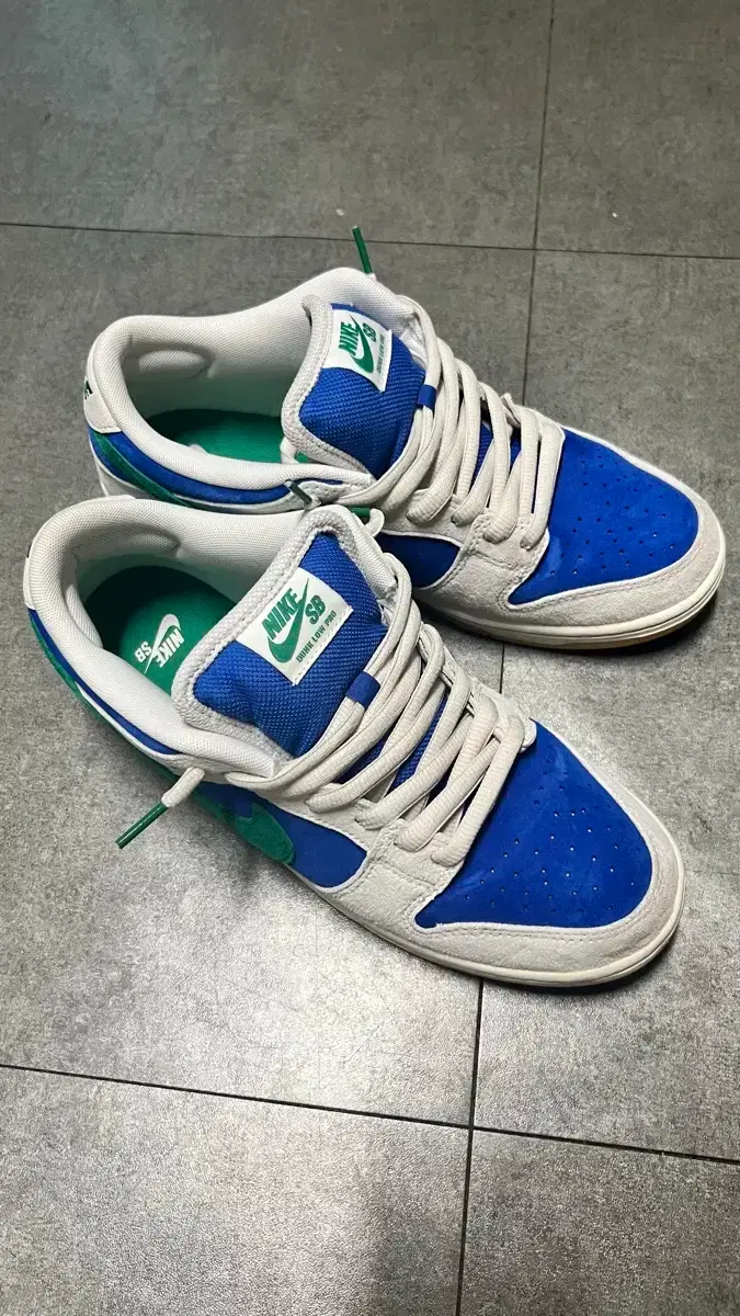 Nike SB Dunk Low Blue/Green Suede