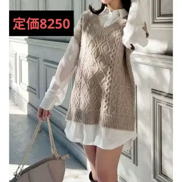 리젝시 니트 베스트 셔츠 튜닉