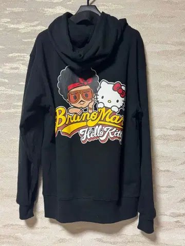 블루노 마즈 & 헬로키티 콜라보 후드티 후디 사이즈 L