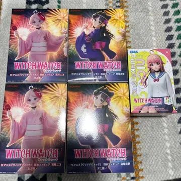 위치 워치 유카타 피규어 쵸코노세 와카츠키 니코 미야오 오토메 5체 세트