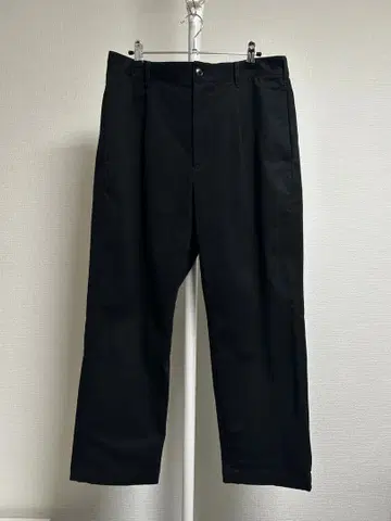 블랙 치노 팬츠 허리밴딩 포함