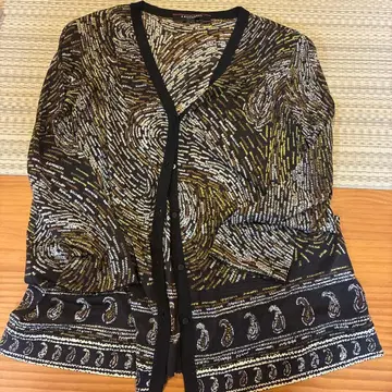 LEONARD FASHION 7부 소매 가디건 사이즈 40