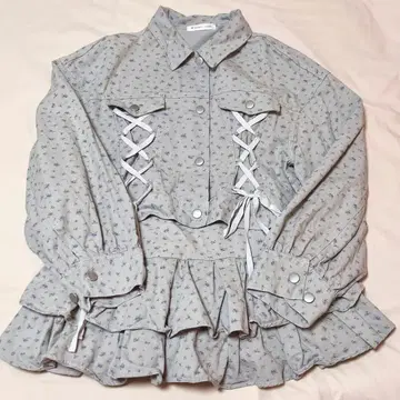 MAJESTIC LEGON 사이드 레이스업 G 재킷 & 프릴 치마바지