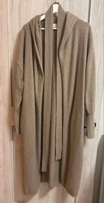 Gallardagalante 후드 부착 롱 가디건 코디 가디건