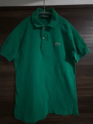 라코스테 그린 피케 셔츠 사이즈 4