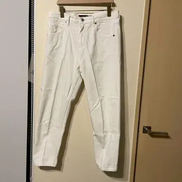 mizuiroind 화이트 데님 와이드 스트레이트