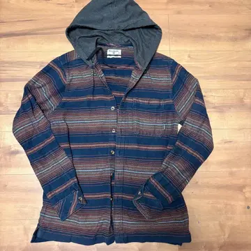 00s 빌라봉 플란넬 셔츠 후드티