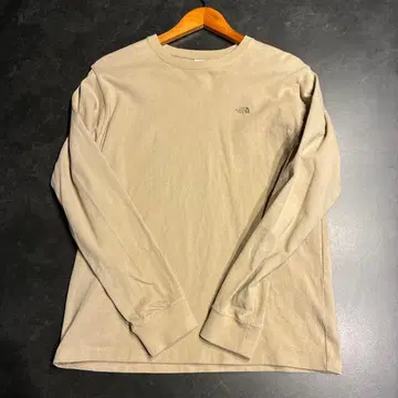 THE NORTH FACE 베이지 긴팔T셔츠