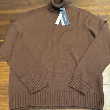 미사용 새상품 택 포함 Drumohr 돌모어 메리노울 터틀 니트 46