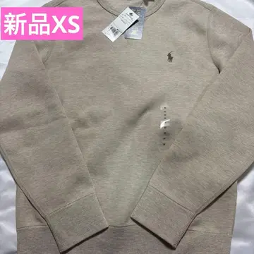 새상품 XS 랄프 로렌 맨투맨 트레이닝복 베이지 브라운 포니