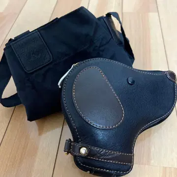 미사용 kitamura 키타무라 강아지 모양 파우치와 에코백