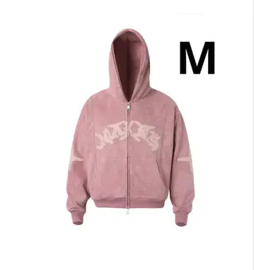 ELVE 핑크 지퍼 후드티