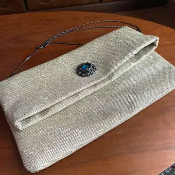 [ 새상품급 ] 골드 라메 파티 클러치