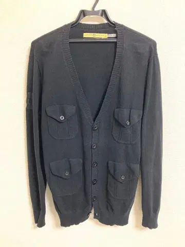 세컨드 선데이 블랙 가디건 엠블럼 포함